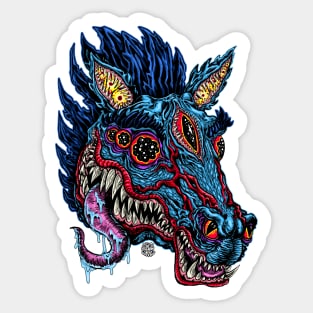 Monster Stallion Sticker